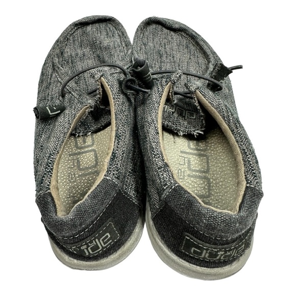 Hey Dude Wally Carbone Woven Slip On Loafer Shoes Men's US 9 EU 42 Gray - Picture 3 of 9